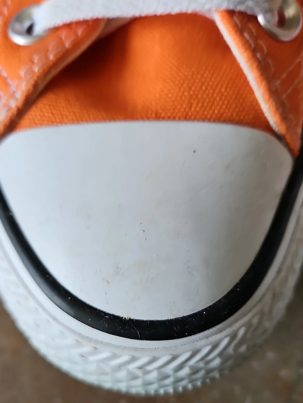 Converse Orange Low Top Sneakers Unisex W7 M5